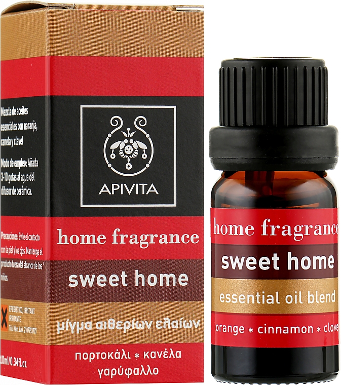 Композиция эфирных масел "Уютная усадьба" - Apivita Aromatherapy Home Fragrance — фото N2