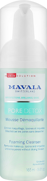 Пінка для очищення обличчя - Mavala Pore Detox Perfecting Foaming Cleanser — фото N2