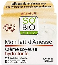 Парфумерія, косметика Зволожувальний крем з ослиним молоком - So'Bio Etic Mon Lait d'Anesse Silky Moisturizing Cream