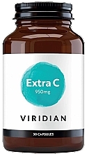 Парфумерія, косметика Вітамін С у капсулах - Viridian Extra C 950 Mg