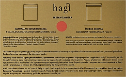 Набор - Hagi (scrub/300ml + candle/215ml) — фото N3