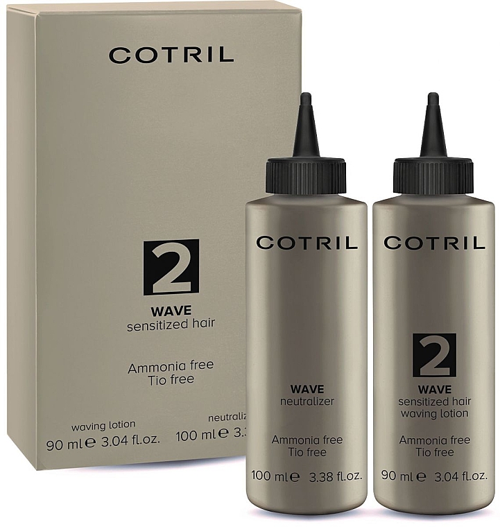 Набір для біозавивання пошкодженого та дуже тонкого волосся - Cotril Wave 2 Sensitized Hair Kit — фото N1