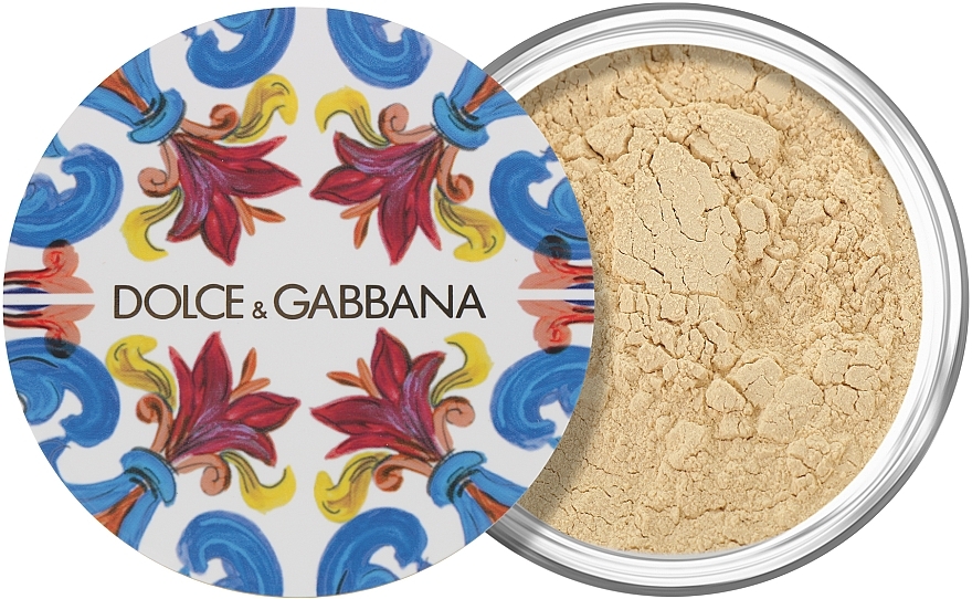 Розсипчаста пудра для обличчя - Dolce & Gabbana Solar Glow Translucent Loose Setting Powder — фото N1