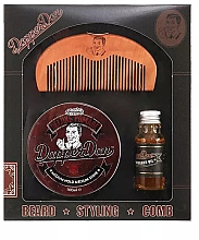 Парфумерія, косметика Набір - Dapper Dan Style Hairy Man Deluxe Pomade Gift Set (pomade/100ml + oil/15ml + comb/1pc)