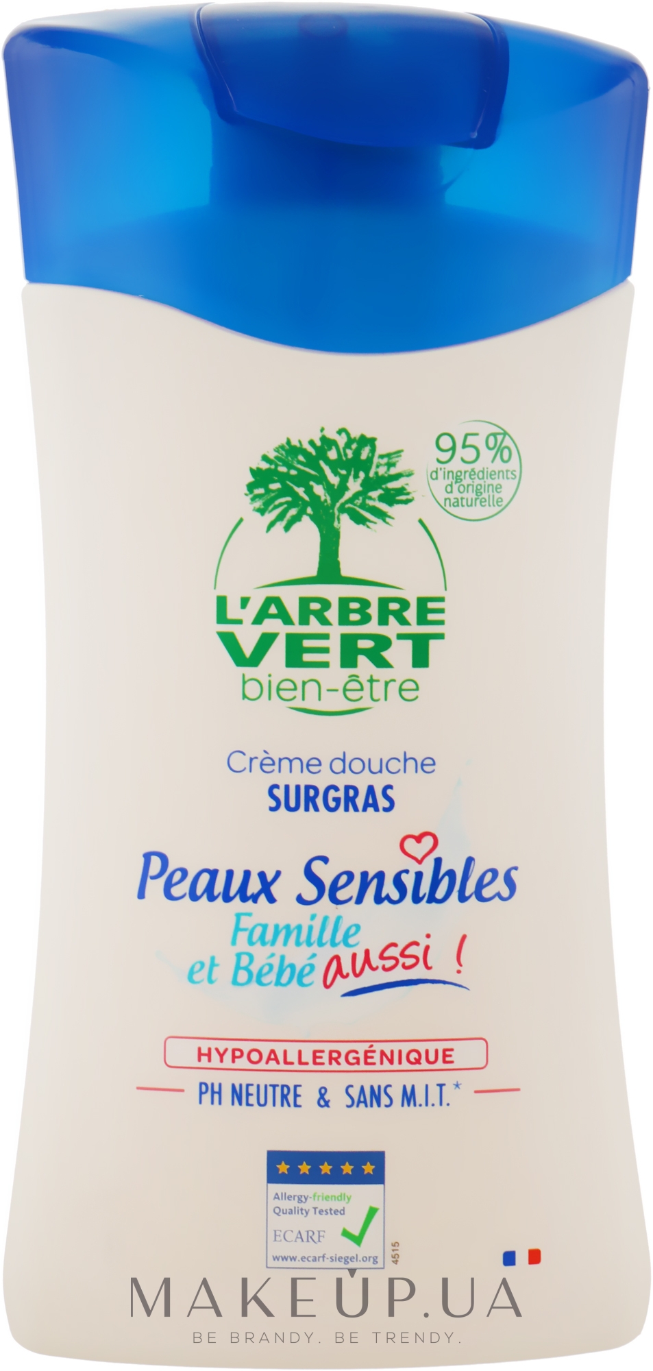 Крем-гель для душа для чувствительной кожи - L'Arbre Vert Family & Baby Sensitive Shower Gel — фото 250ml