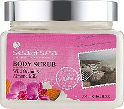 Парфумерія, косметика Скраб для тіла з сіллю Мертвого моря - Sea of Spa Body Scrub Wild Orchid & Milk Almond