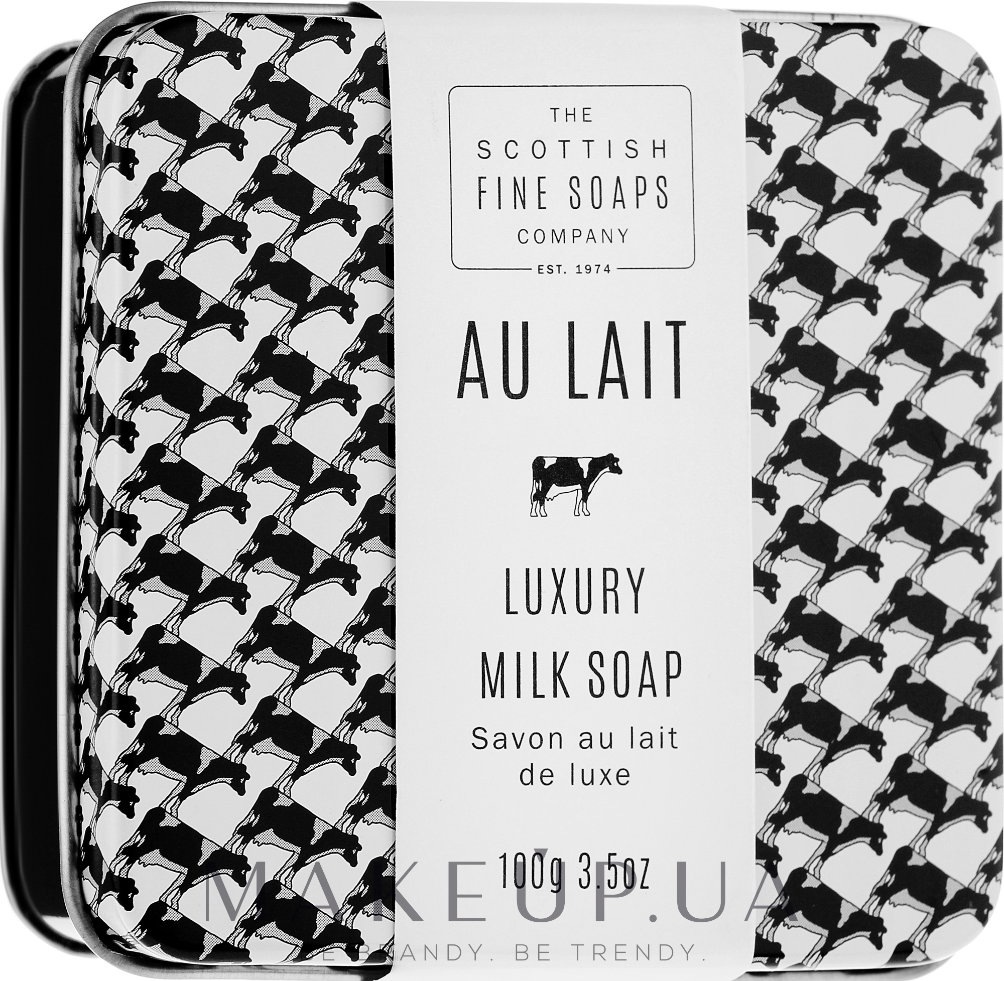 Мыло в банке - Scottish Fine Soaps Au Lait Luxury Milk Soap — фото 100g