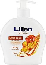 Рідке крем-мило "Мед" - Lilien Honey Cream Soap — фото N1