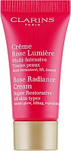 Відновлювальний денний крем від зморщок - Clarins Super Restorative Rose Radiance Cream (пробник) — фото N2