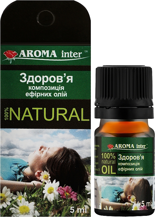 Композиція ефірних олій "Здоров'я" - Aroma Inter — фото N4