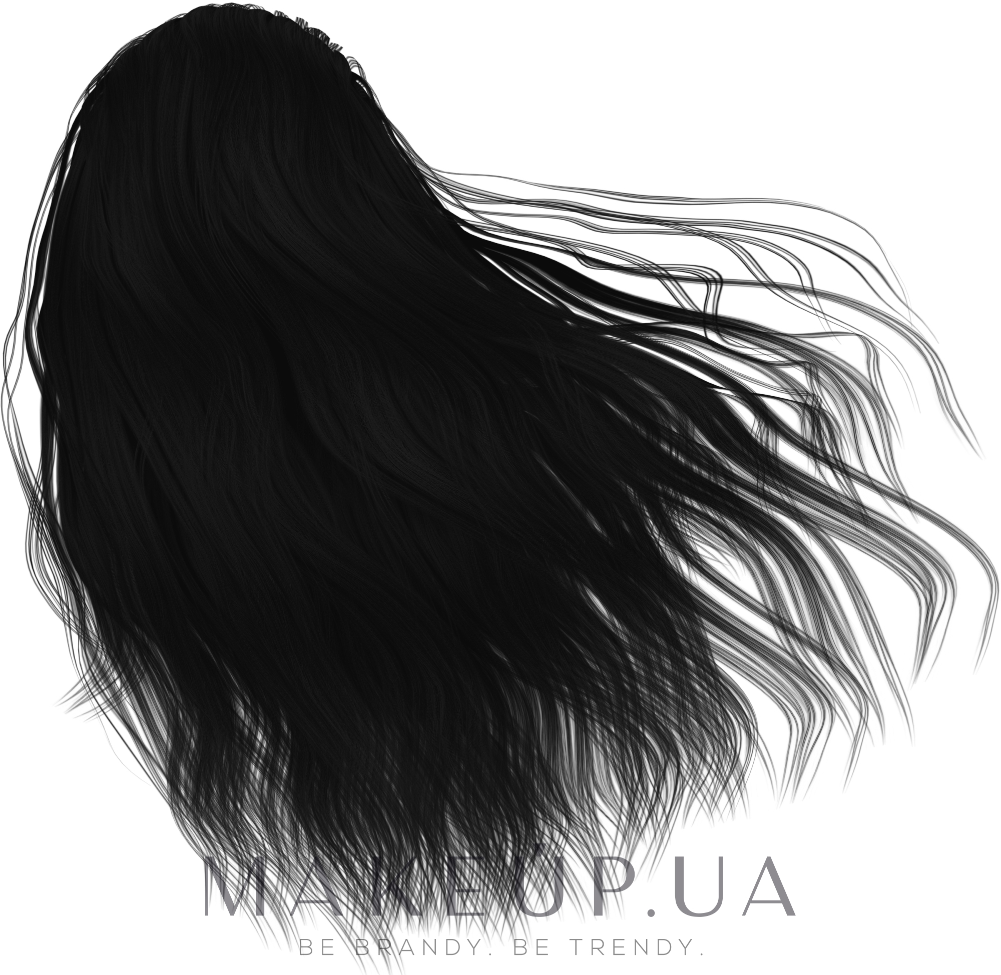 Перманентная крем-краска для волос - Lakme Collage Creme Hair Color — фото 1.00 - Черный