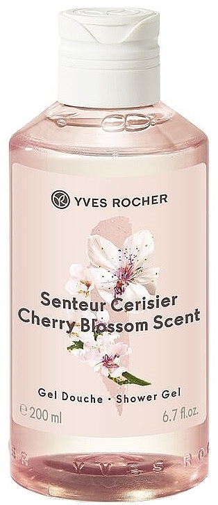 Парфюмированный гель для душа "Цветение вишни" - Yves Rocher Cherry Blossom Scent Shower Gel — фото N1