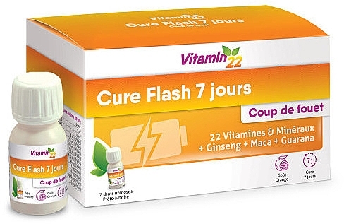 Витаминно-тонизирующий бустер "Молния 7 дней" - Vitamin’22 Booster Cure Flash 7 Jours — фото N1