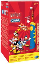 Духи, Парфюмерия, косметика Электрическая зубная щетка, детская - Braun Oral-B Mickey Stages D10.513