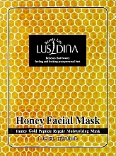 Духи, Парфюмерия, косметика Маска для лица с экстрактом мёда и пептидным комплексом - Dizao Lusidina Honey Facial Repair Mask