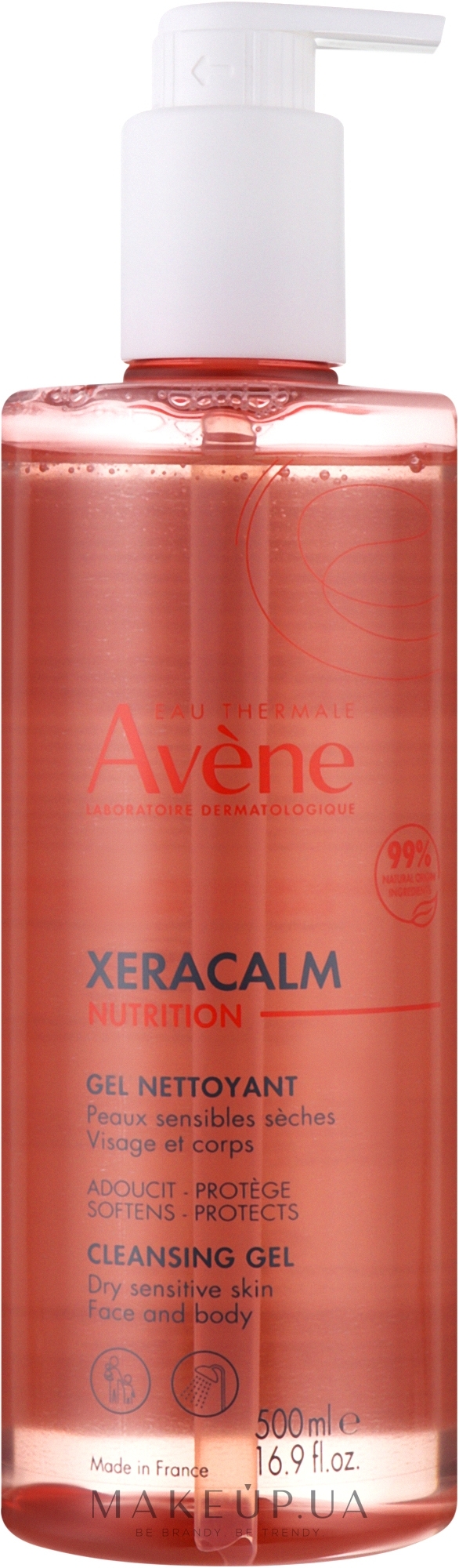 Гель для душу - Avene Xeracalm Nutrition Cleansing Gel — фото 500ml