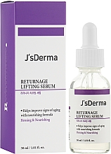 Сыворотка подтягивающая для лица - J'sDerma Returnage Lifting Serum  — фото N2