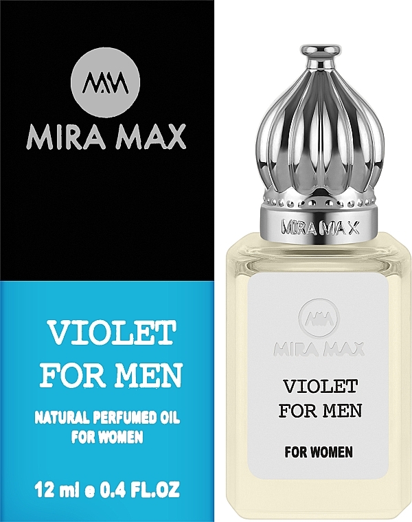 Mira Max Violet For Men - Парфюмированное масло для мужчин — фото N2