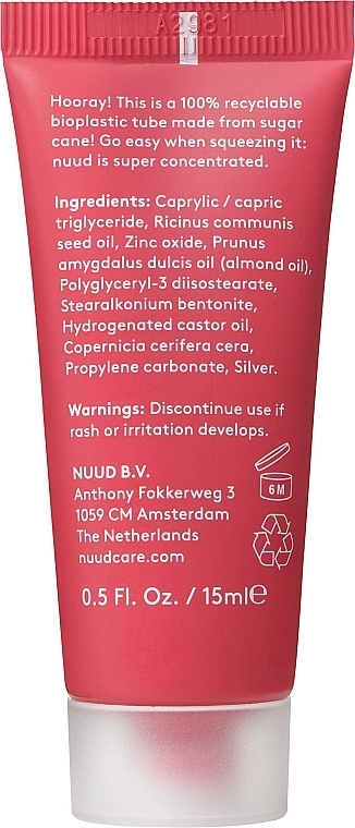 Дезодорант-антиперспірант кремовий - Nuud Natural Deo Cream Starter Pack Red — фото N3