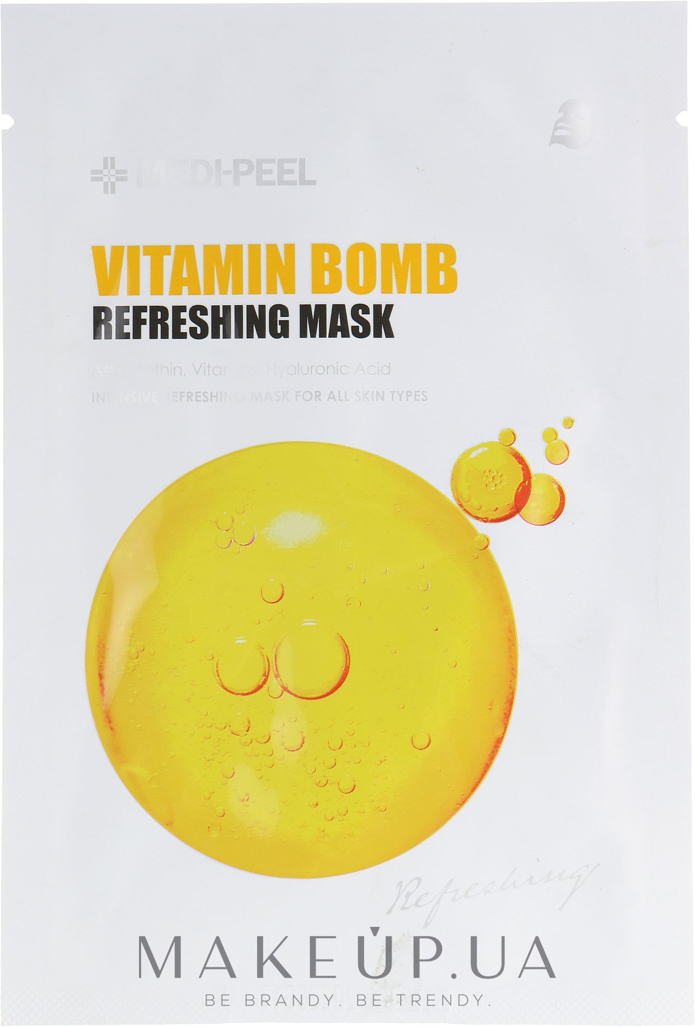 Тонізувальна тканинна маска - Medi-Peel Vitamin Bomb Refreshing Mas — фото 1шт