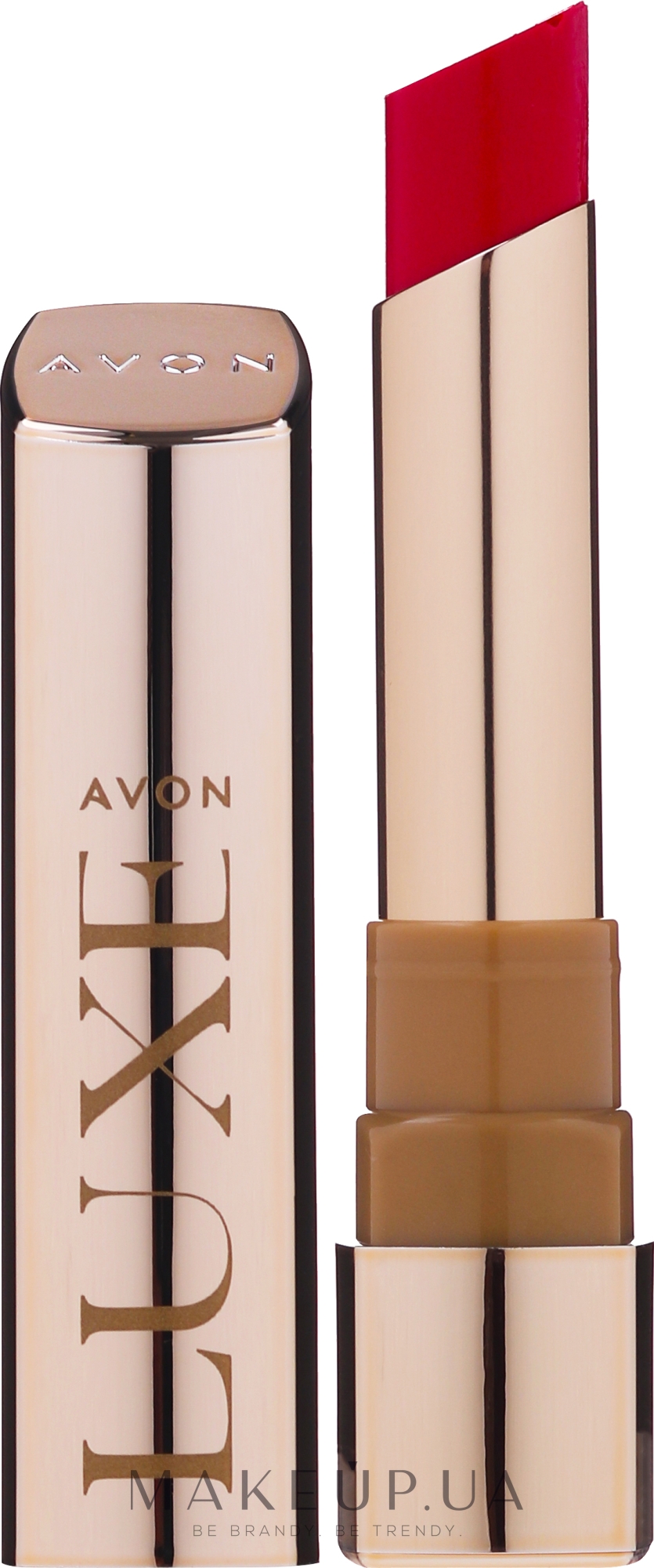 Губная помада с сывороткой - Avon Luxe Colour Serum Lipstick — фото Awakening Coral