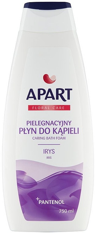 Крем-піна для ванни «Ірис» - Apart +Pantenol Creamy Bath Foam Iris — фото N1