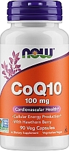 Парфумерія, косметика Коензим Q10, 90 капсул - Now Foods CoQ10 with Hawthorn Berry