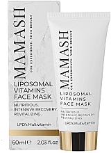 Духи, Парфюмерия, косметика Активная кремовая маска для лица - Mamash Liposomal Vitamins Face Mask
