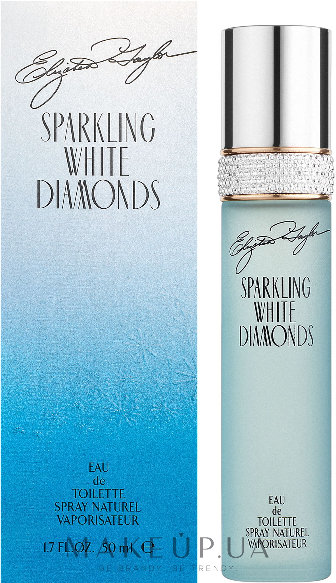 Elizabeth Taylor Sparkling White Diamonds - Туалетна вода — фото 50ml