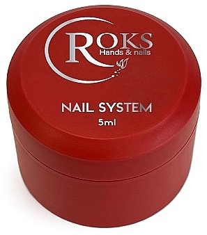 Гель-краска для дизайна ногтей, золотистая - Roks Metal Gel Gold — фото N1