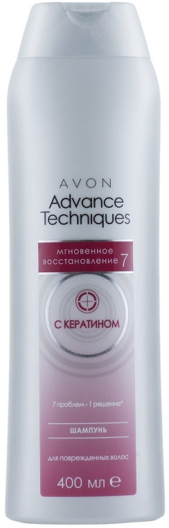Шампунь для поврежденных волос "Мгновенное восстановление 7" - Avon Advance Techniques Reconstruction 7 Restoring Shampoo — фото N3