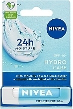 Духи, Парфюмерия, косметика УЦЕНКА Бальзам-уход для губ - NIVEA Hydrocare SPF 15 *