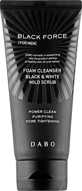 Пенка для умывания лица мужчин "Увлажняющая" - Dabo Homme Black Force Hydration Foam Cleanser