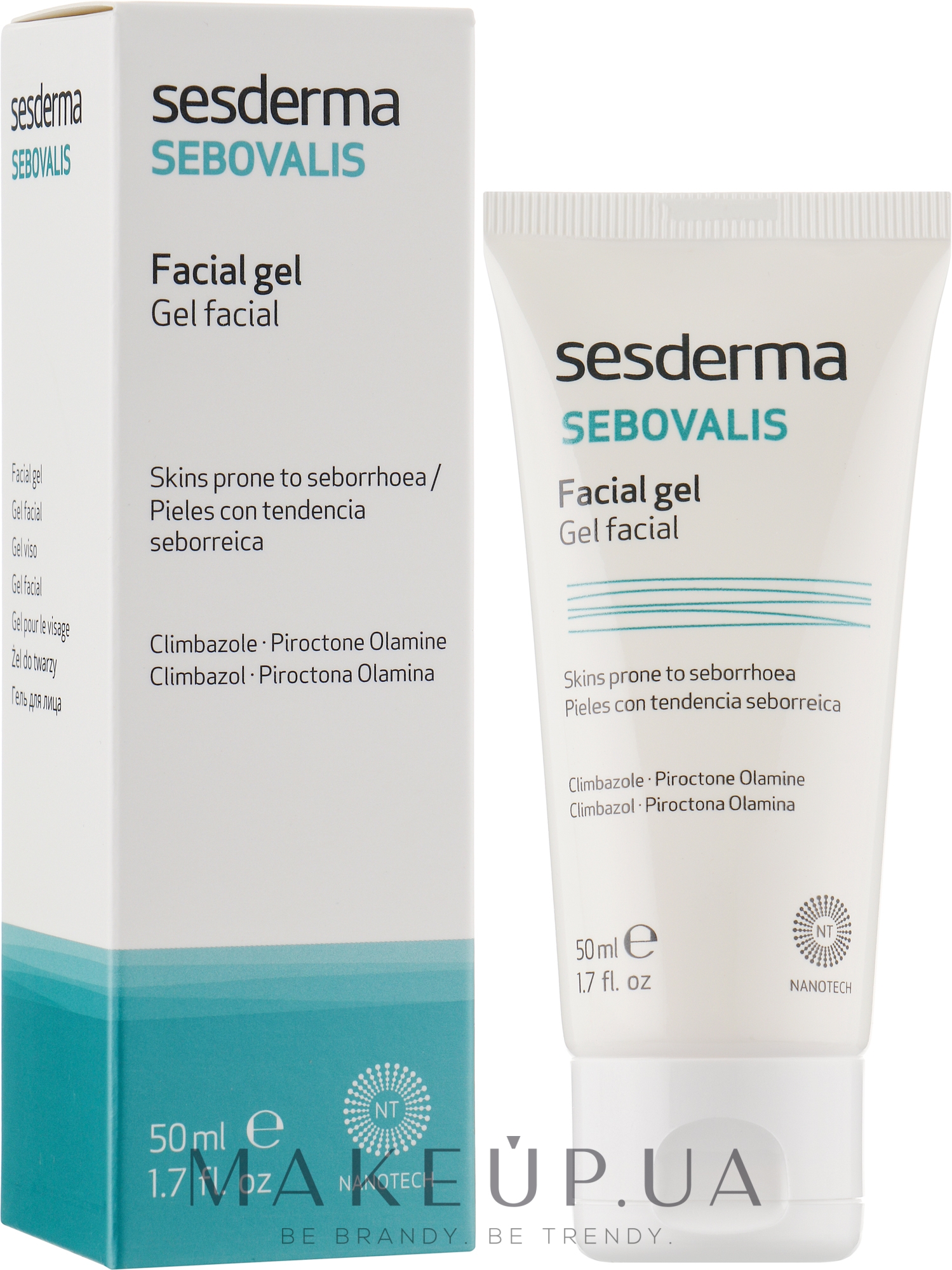 Гель для жирной и проблемной кожи лица - SesDerma Laboratories Sebovalis Facial Gel — фото 50ml