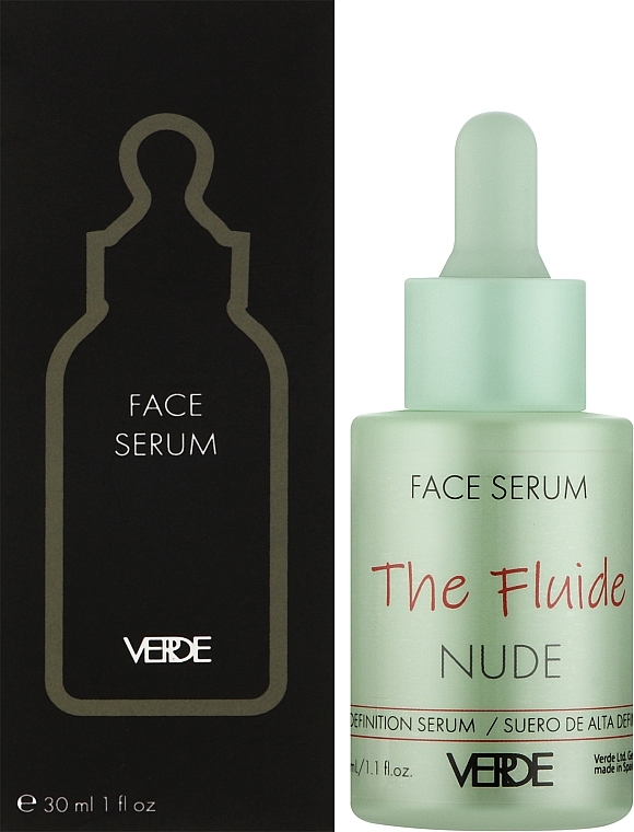Сироватка флюїд для обличчя "The Fluide Nude" - Verde Face Serum — фото N2