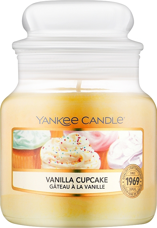 Ароматическая свеча в банке "Ванильный кекс" - Yankee Candle Vanilla Cupcake