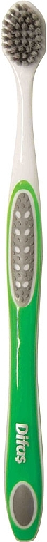 Зубная щетка с бамбуковым углем 512575, мягкая, в дорожном кейсе, зеленая с белым - Difas Pro-Сlinic Bamboo Charcoal — фото N2