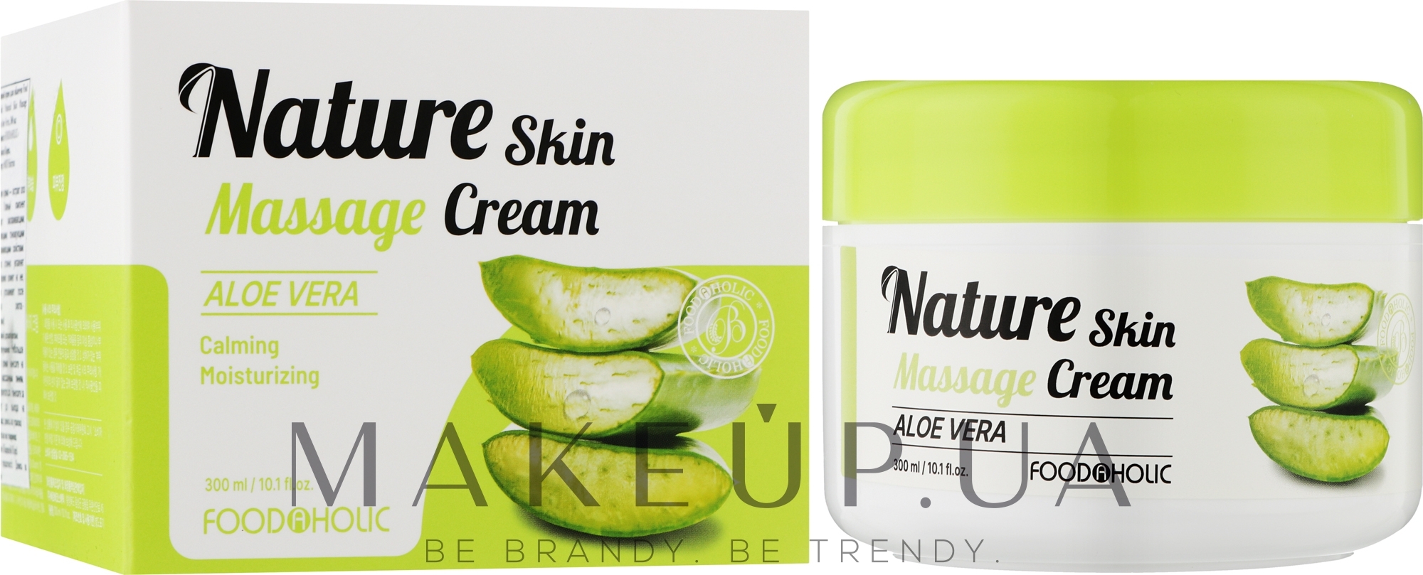 Масажний крем для обличчя з алое вера - Food a Holic Natural Skin Massage Cream Aloe Vera — фото 300ml