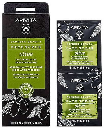 Скраб для лица с оливой - Apivita Deep Exfoliating Face Scrub With Olive