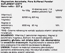 Чистый, буферизованный аскорбат магния - Now Foods Magnesium Ascorbate Vitamin C Powder — фото N2