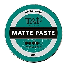 Паста для укладки волос "Sandalwood" - TAP Cosmetics Matte Paste — фото N1