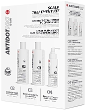 Парфумерія, косметика Набір - Antidot Pro Scalp Treatment Kit (shampoo/240ml + h/mask/240ml + h/spray/120ml)