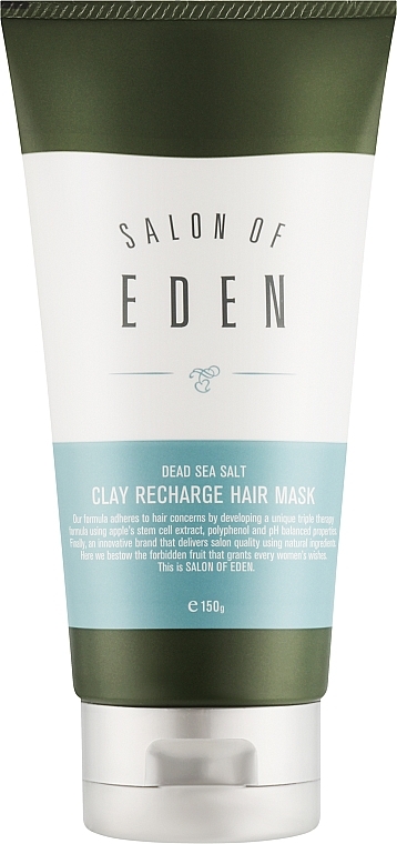 Маска для волос с солью Мертвого моря - Salon Of Eden Clay Recharge Hair Mask — фото N1