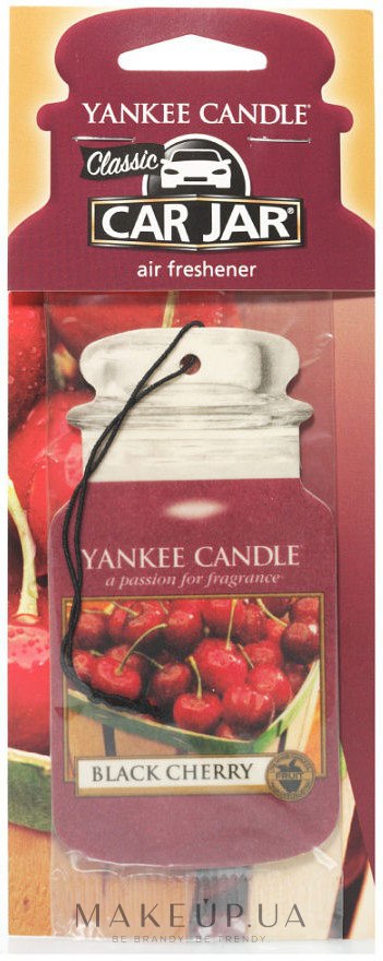 Набір ароматизаторів для автомобіля - Yankee Candle Car Jar Classic Black Cherry — фото 1шт