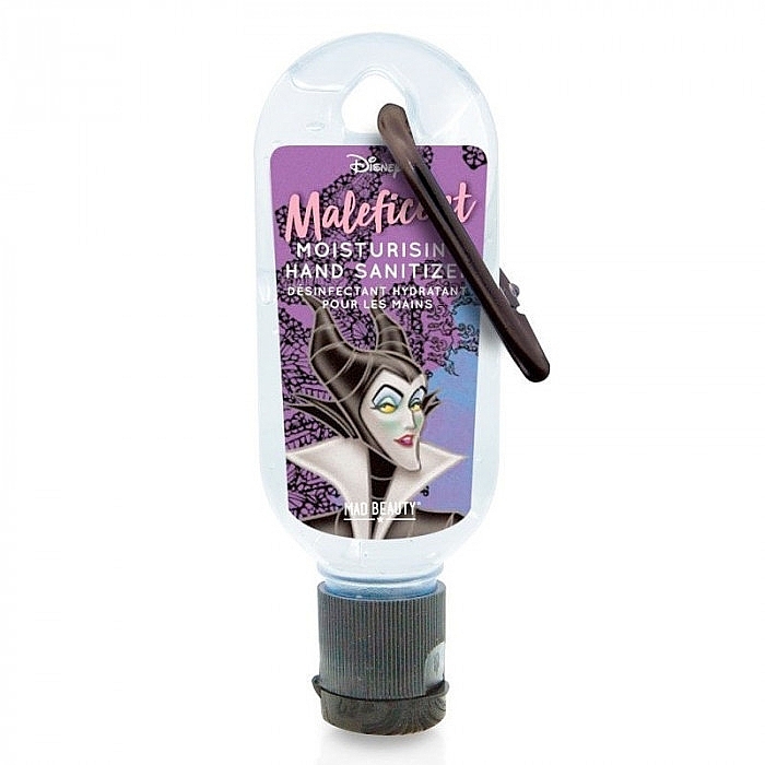 Дезінфекційний засіб для рук "Maleficent" - Mad Beauty Disney Friends Clip & Clean Gel Sanitizer — фото N1