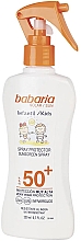 Духи, Парфюмерия, косметика Солнцезащитный спрей для детей - Babaria Kids Sunscreen Spray Spf50