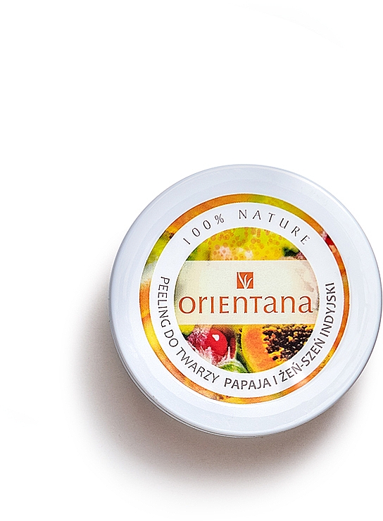 Кремовий пілінг для обличчя "Папая" - Orientana Natural Cream Face Scrub Papaya — фото N1