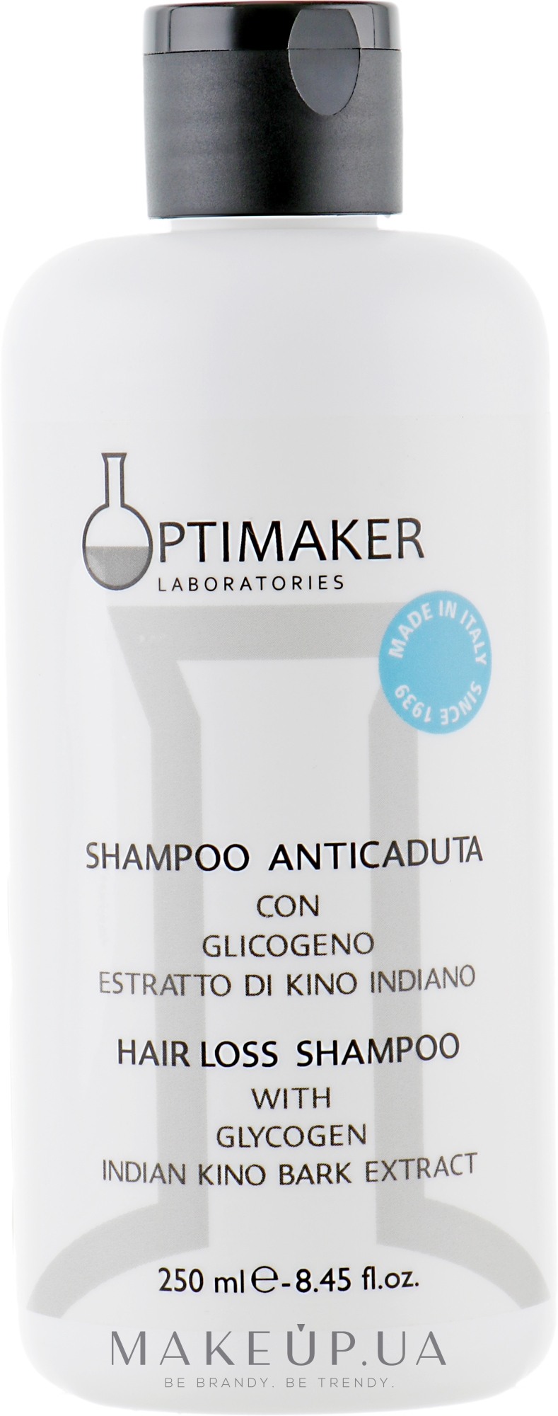 Шампунь від випадіння волосся - Optima Shampoo Anticaduta — фото 250ml