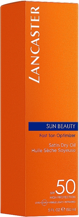 Шелковистое масло "Быстрый загар" SPF50 - Lancaster Sun Beauty Dry Oil Fast Tan SPF50 — фото N3
