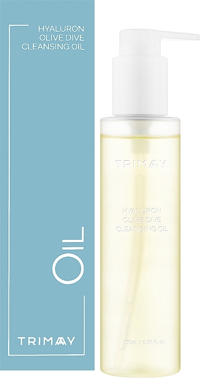 Гидрофильное масло на основе оливкового масла и гиалуроновой кислоты - Trimay Hyaluron Olive Dive Cleansing Oil — фото N2